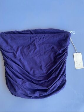 a new day Navy Ruched Tube Top